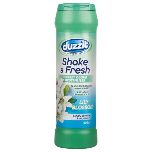 Duzzit Shake &amp; Fresh Carpet Odour Neutraliser Lily Blossom - 500g