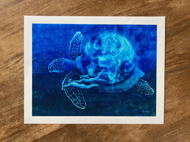 Fine art print "Woman's dream"