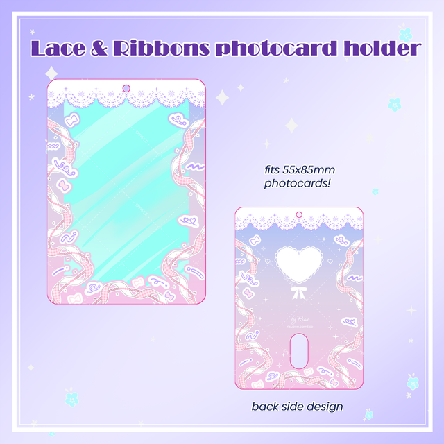 Lace &amp; Ribbon photocard holder