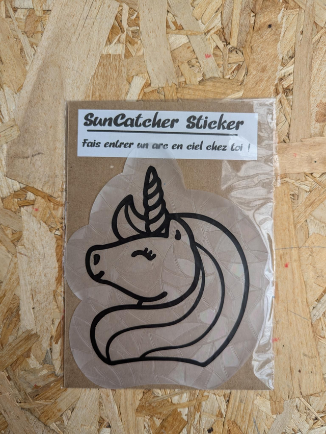 Suncatcher Stickers &quot;Licorne&quot;