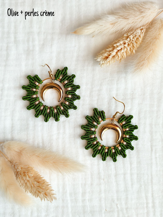 Boucles d'oreilles "LUNA" - Doré