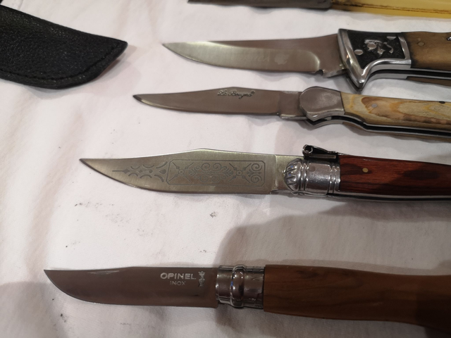 Affûtage couteau de poche