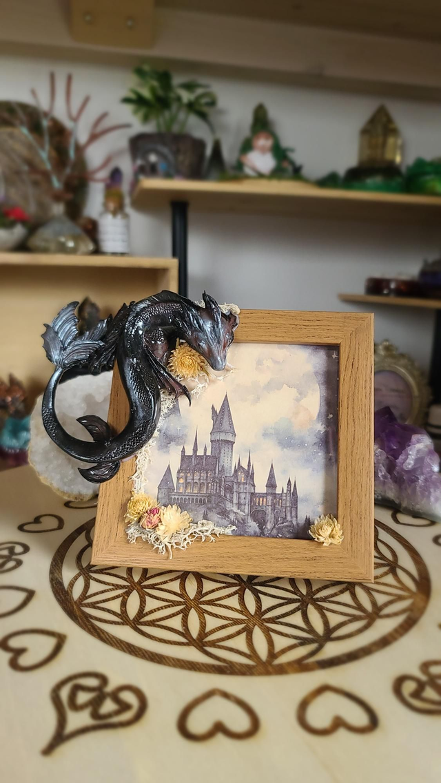 Cadre photo ✨️ Dragon de Terre 🐉 Shungite