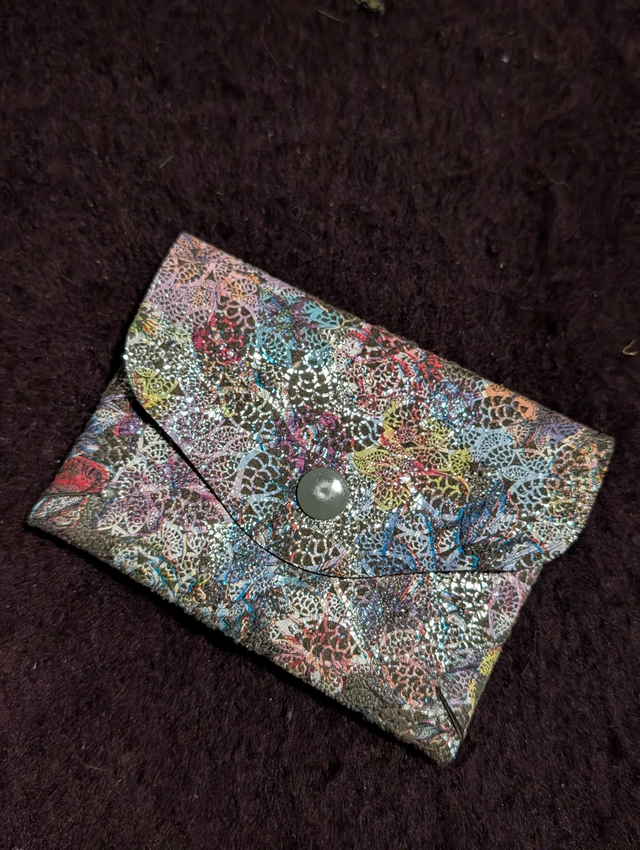 Porte monnaie fleuri por007