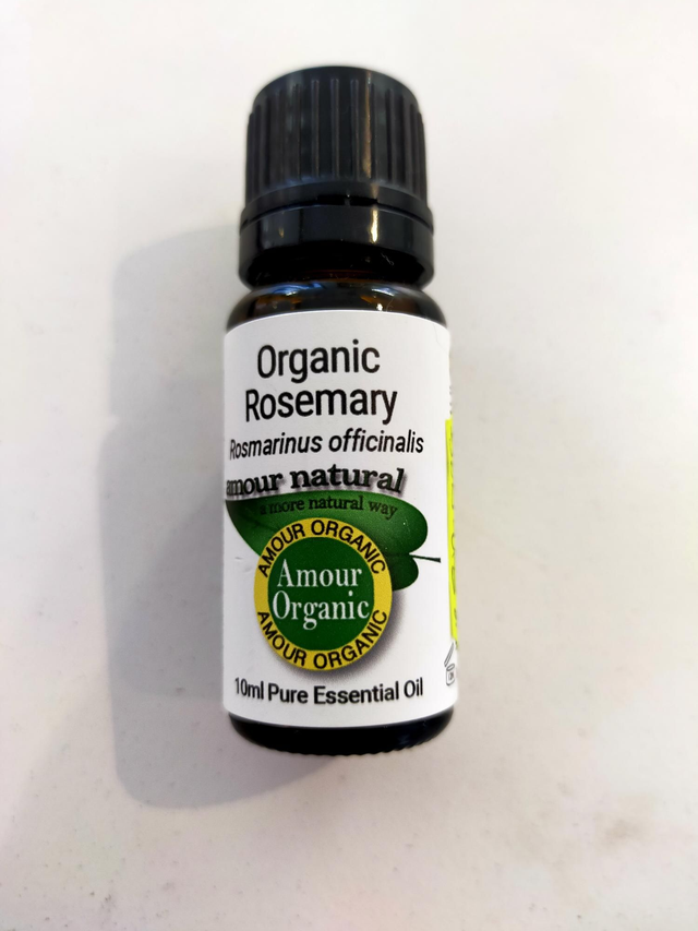 Rosemary essential oil, organic (Rosmarinus officinalis) 10ml RSMORG0010