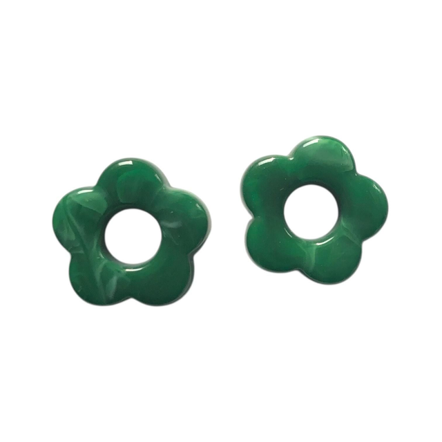 Fleurs en résine acrylique pour boucles d'oreilles fleurs personnalisable