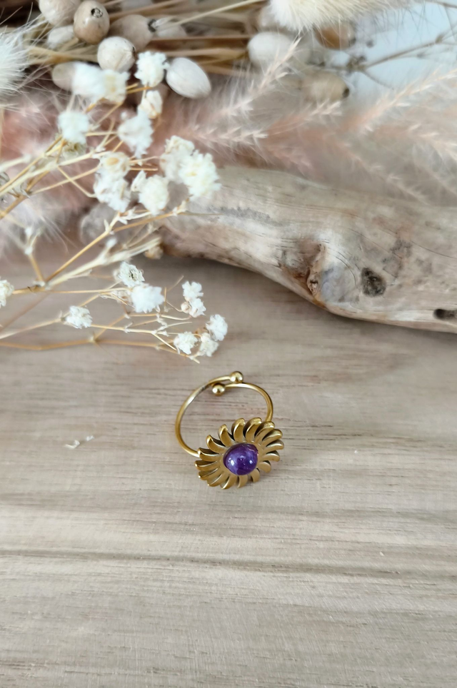 Bague Soleil Améthyste