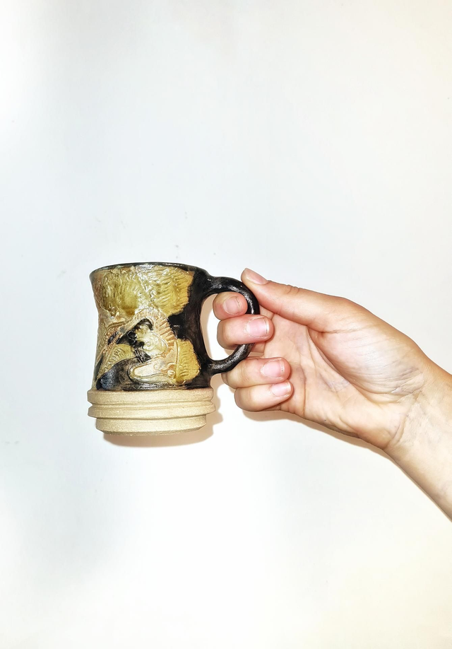 Petite Tasse cire et plomb 