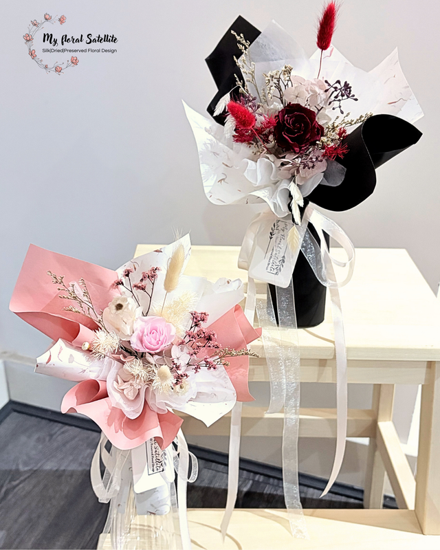 Eternal Rose Whisper | Valentine Preserved Bouquet 