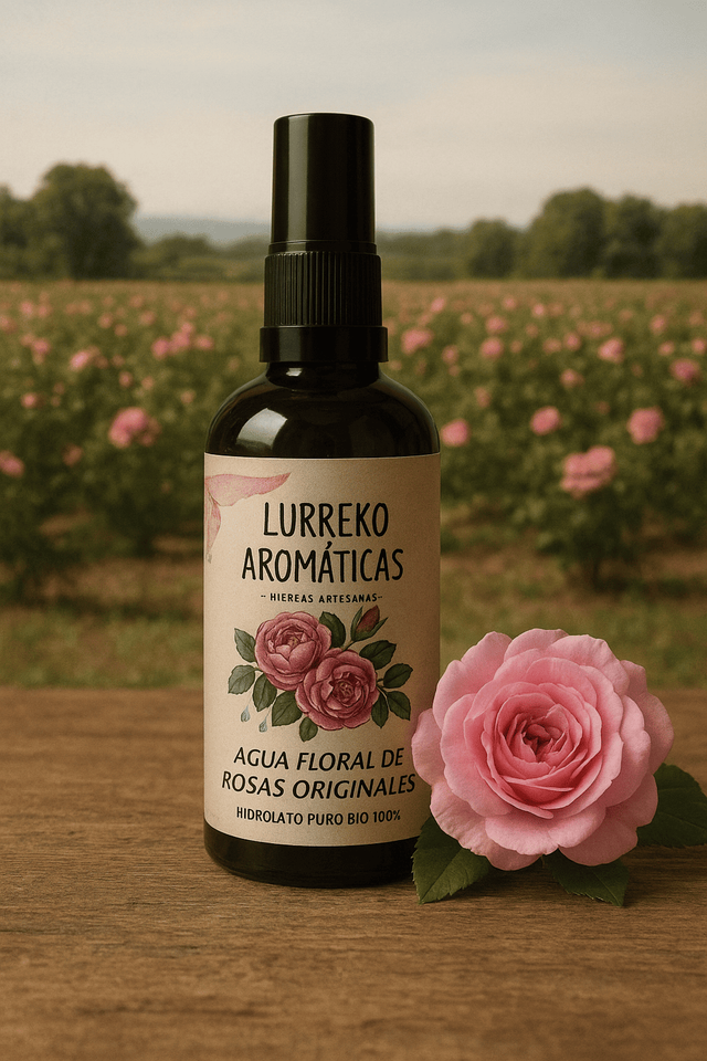 Hidrolato Agua Floral de Rosas Lurreko Aromáticas