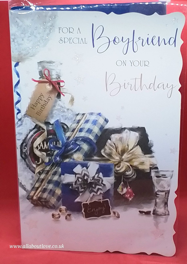 BOYFRIEND BIRTHDAY CARD *LARGE* GIFTS PRESENTS