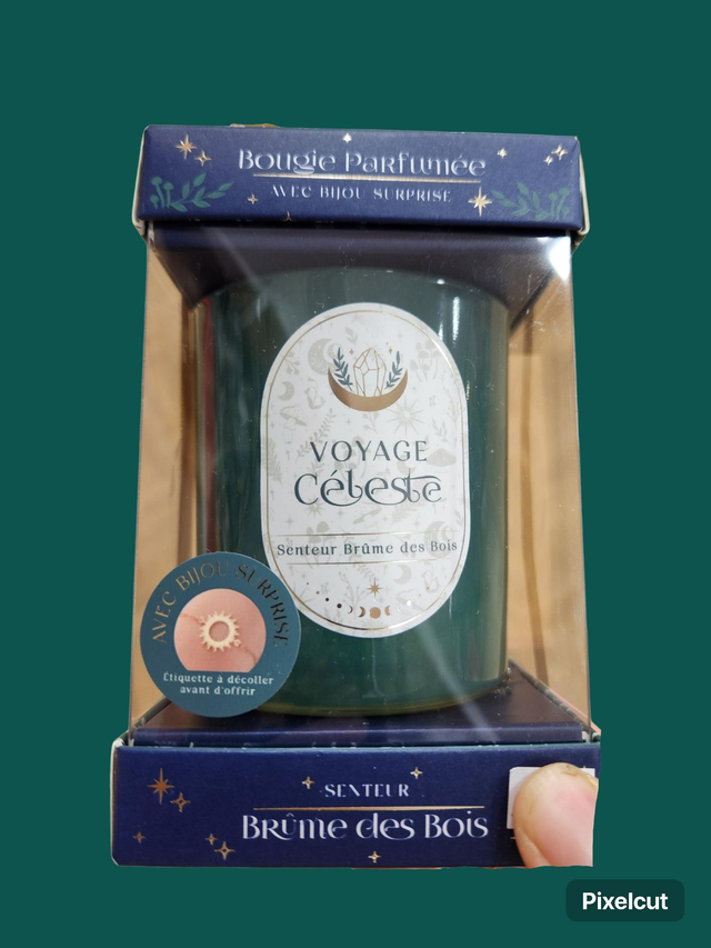 Bougie parfumé avec bijoux surprise 