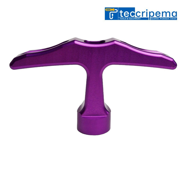 teccripema Startergriff Aluminium Lila