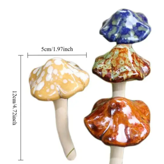 Mushroom Plant Pot Decoration