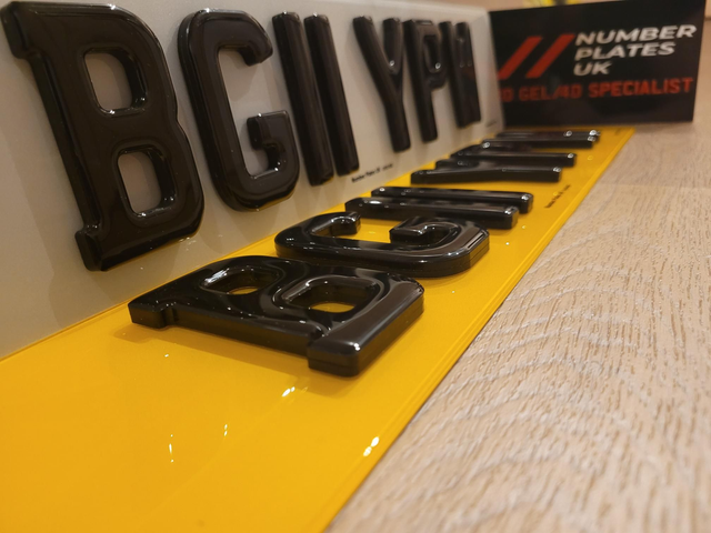 6mm Black 4D with Black Gel