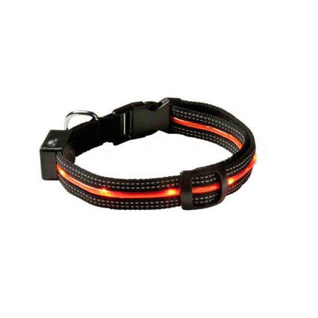 Adori veiligheidshalsband met LED oplaadbaar M/L