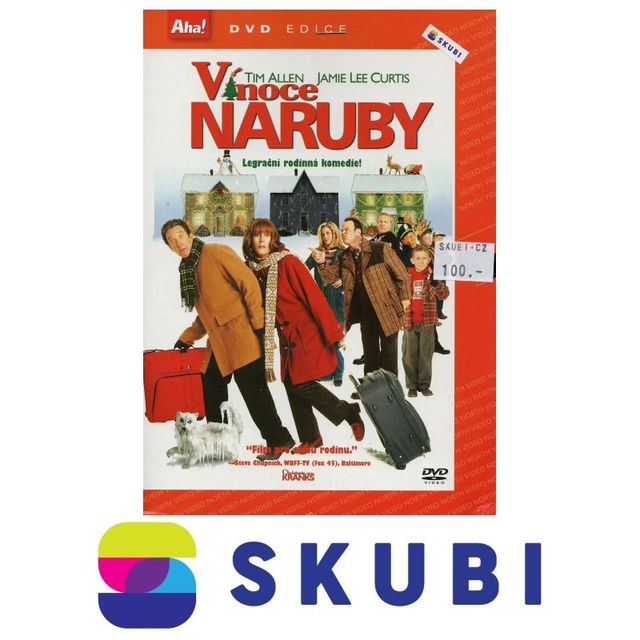 DVD Vánoce naruby - legrační rodinná komedie - CZ, EN