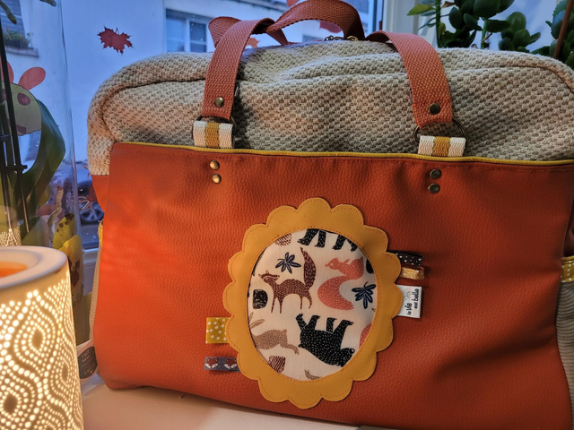 Sac à langer commande  personnalisée 