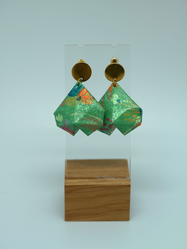 Chavire verdure pailletée