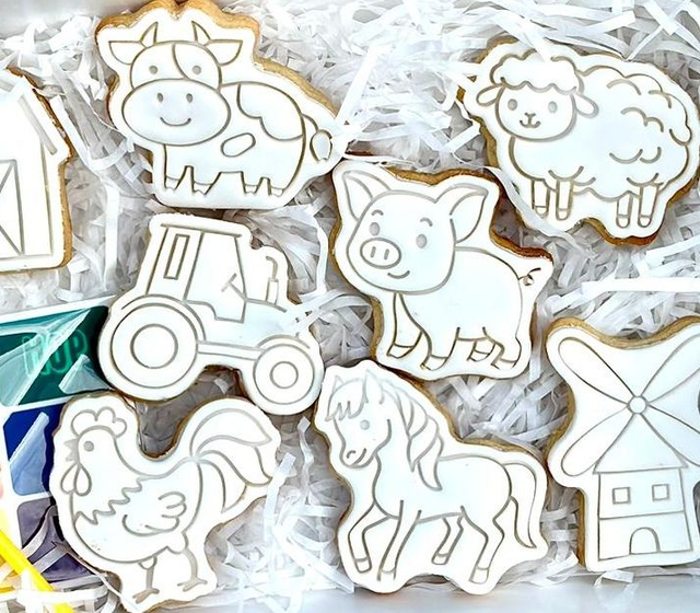 Coffret Animaux de la ferme à colorier