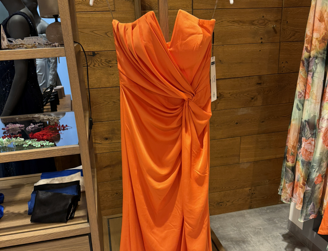 Abendkleid Orange