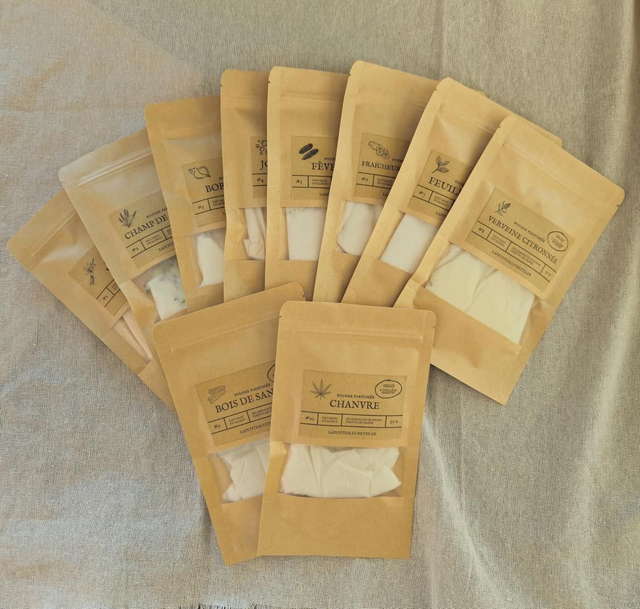 Poudre parfumée 50 g AU CHOIX + cuillère doseuse