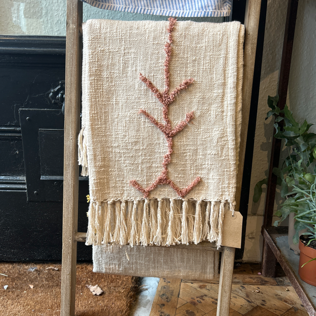 Indian Tufted Throw 