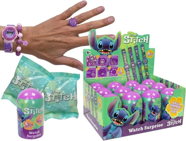 Coffret Surprise Montre Disney Stitch Capsule + 5 Surprises ! Originale - 4 de Collections