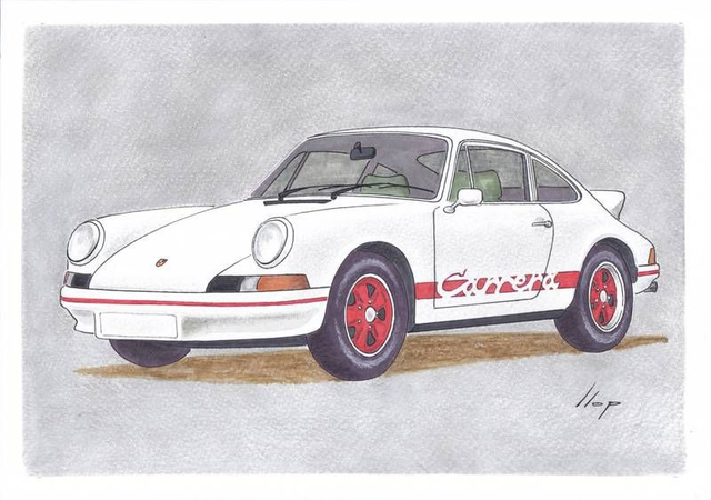 Artimotor onpaper CLASSICS 21x30 - Porsche 911 Carrera