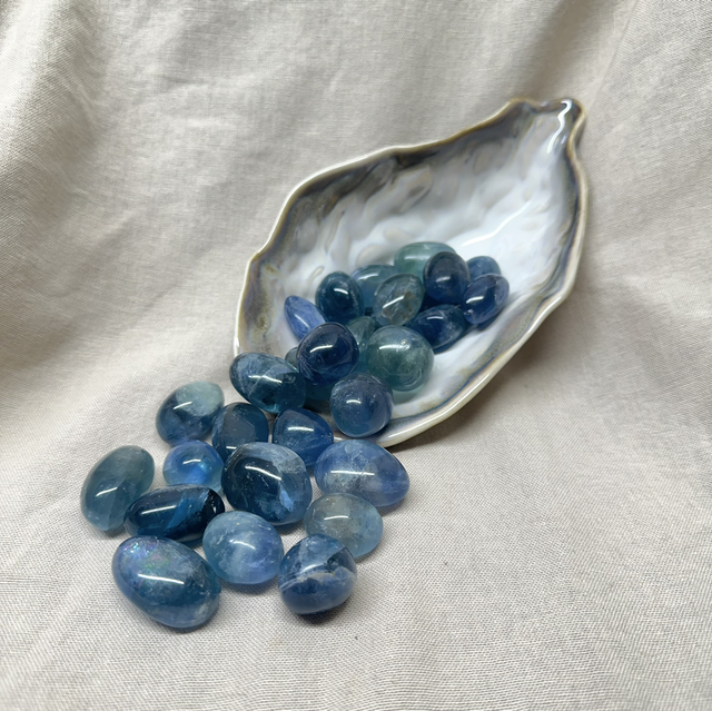 Blue Fluorite Tumble