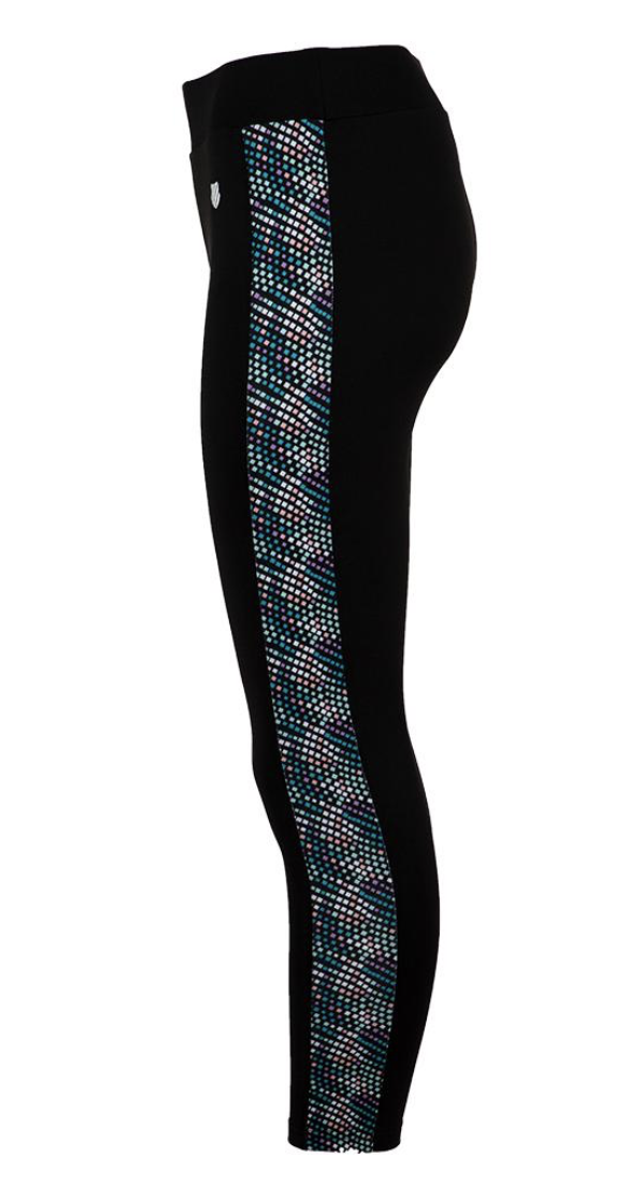 K-Swiss Leggings/Tights Black/Multi pattern  RRP £ 35