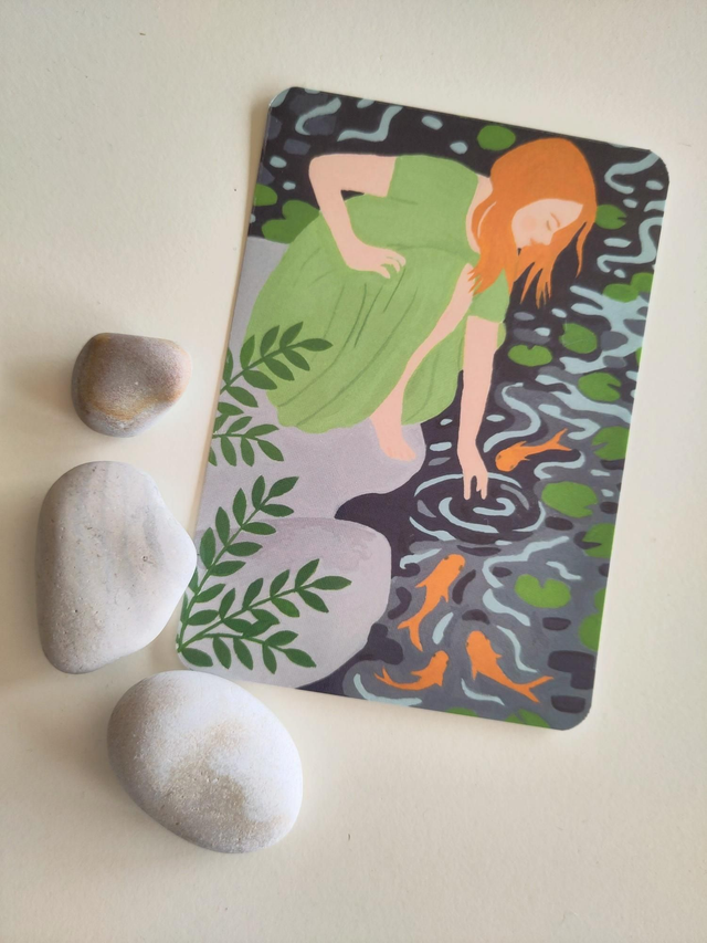 Postkaart "Goudvissen"