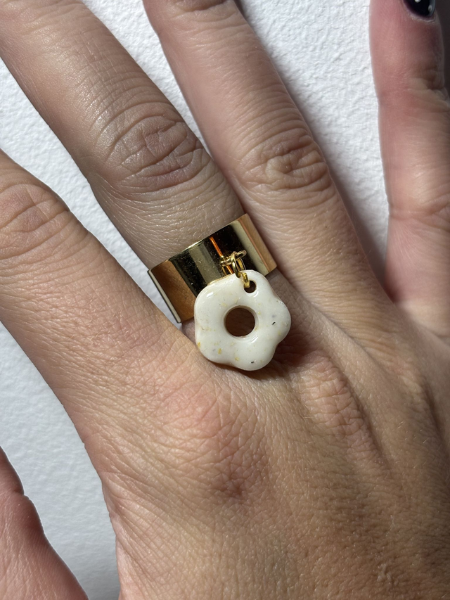 Doré 10mm Pampille Tournesol