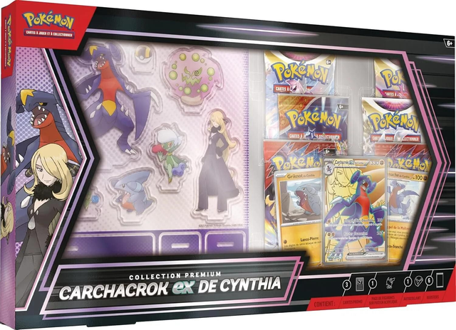 Pokemon Pokémon : Collection Premium Carchacrok‑ex De Cynthia