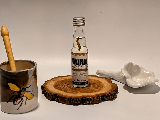 Bouteille de Vodka Vers de Farine 20ml