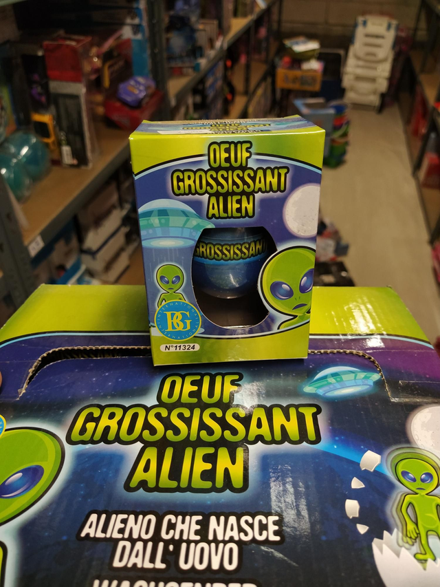 OEUF ALIEN GROSSISSANT 