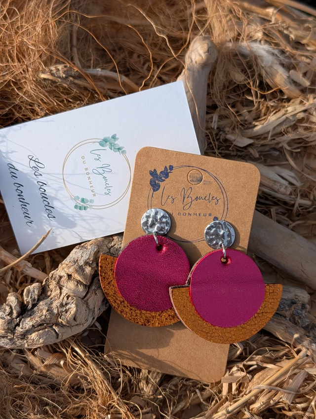 Boucles d'oreilles Dona année 80/90 x042