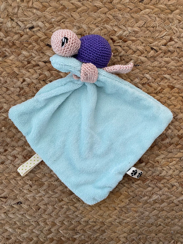Doudou Tortue violette