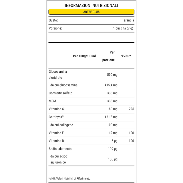 ARTEF® PLUS EFFERVESCENTE ARANCIA 24 bst 25,90€