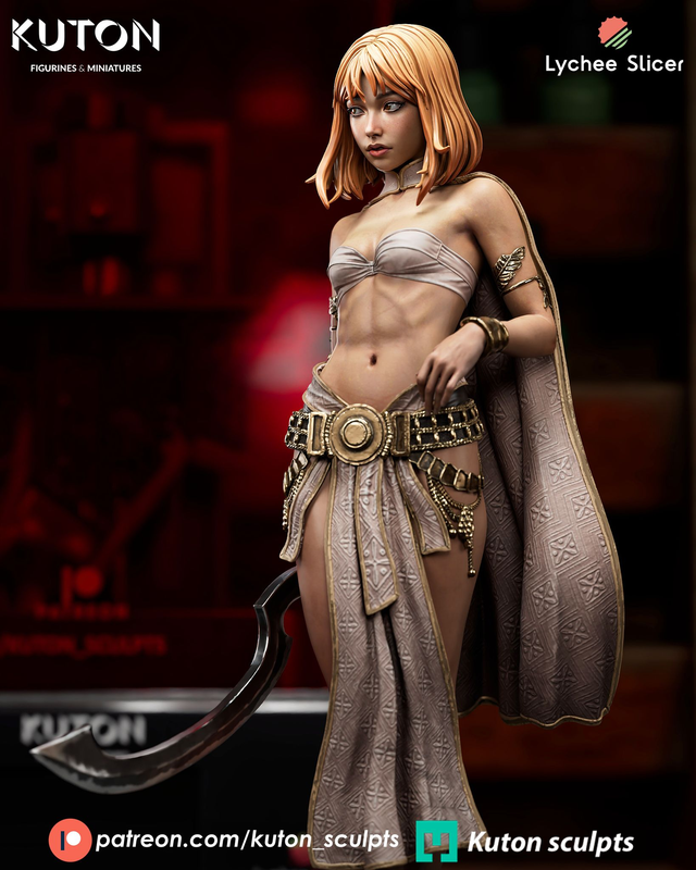 STATUE BRUNHILD série heroic fantasy