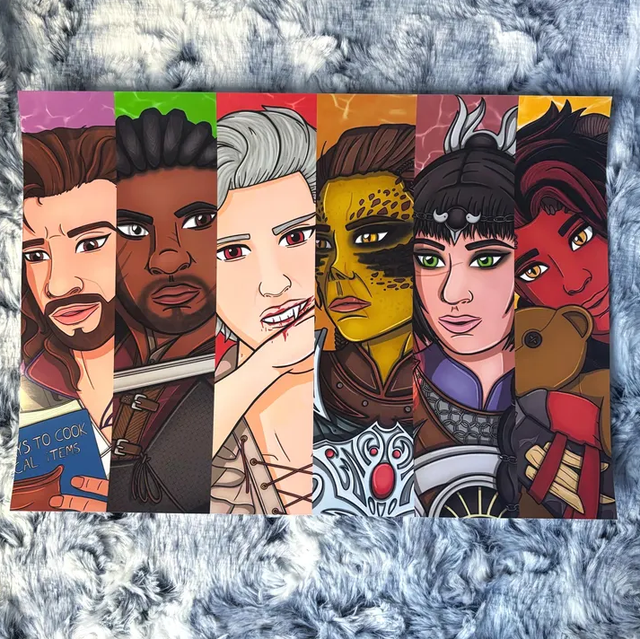 Baldur's Gate 3 Companions A4 Print