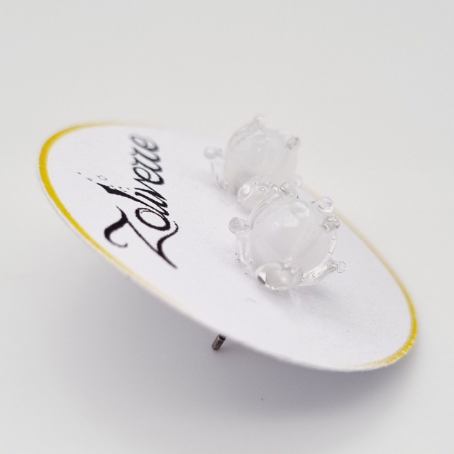 Puces d&#039;oreilles - Clochettes blanches