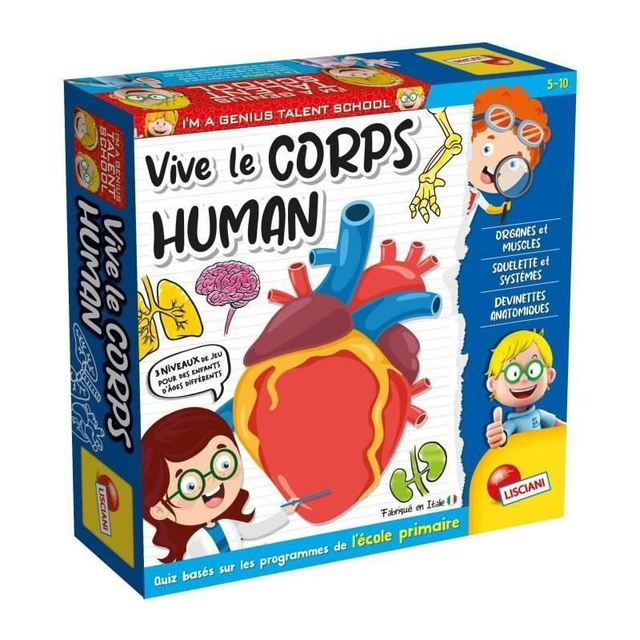 Lisciani Giochi Wissenschaftsspiel A Game About The Human Body (FR)