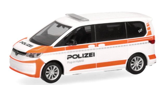 VW Multivan Polizei Schweiz Herpa 1:87 Fricktal
