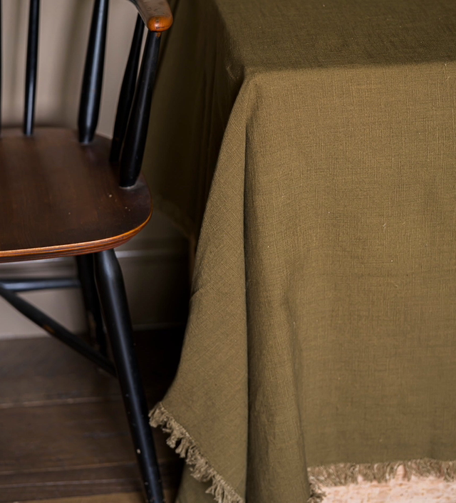 Olive Tablecloth
