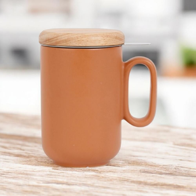 Tisanière Woody terracotta 