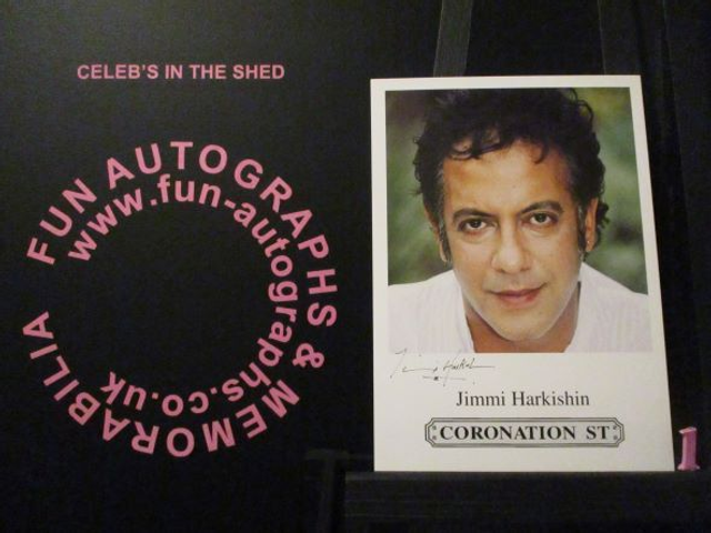 Jimmi Harkinshin (Dev Alahan) Original Coronation Street Pre-Print Cast Card (1)