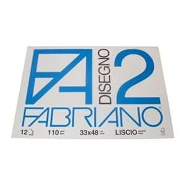 Album Fabriano f2 da 10 fg liscio ruvido