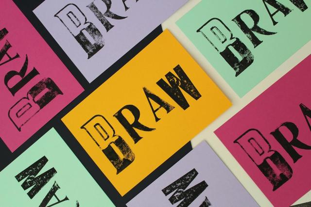 Braw | A4 Letterpress Print