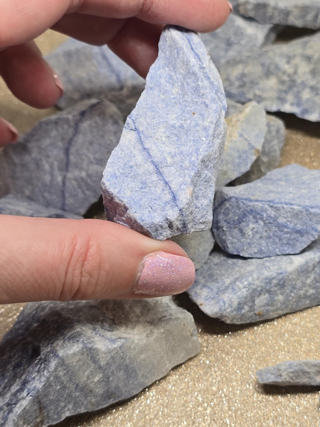 Aventurine bleue brute